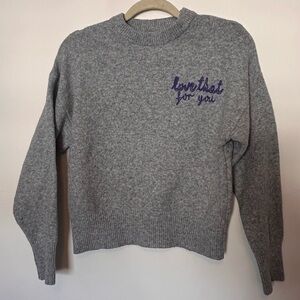 A New Day Gray Crew Neck Sweater
